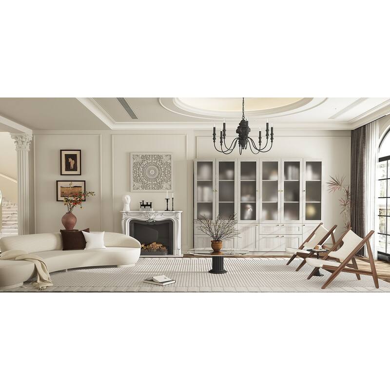 Elegant White Modular Bookcase: Stylish and Flexible Storage Solution for Your Home