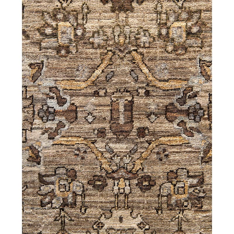 Serapi One-of-a-Kind Hand-Knotted Area Rug - Brown - 4' 0" x 5' 11"