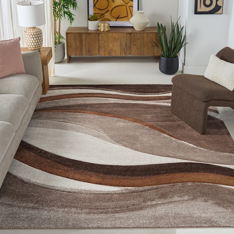SAFAVIEH Hollywood Zohreh Mid-Century Modern Abstract Rug