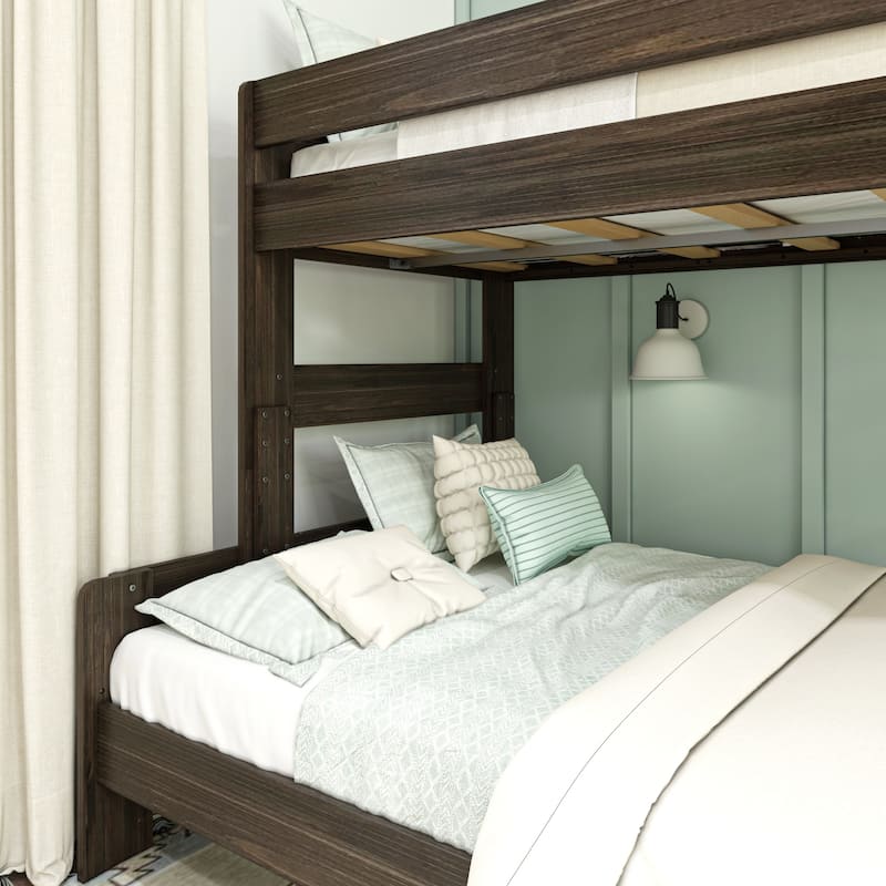 Max and Lily Farmhouse Twin over Full Bunk Bed