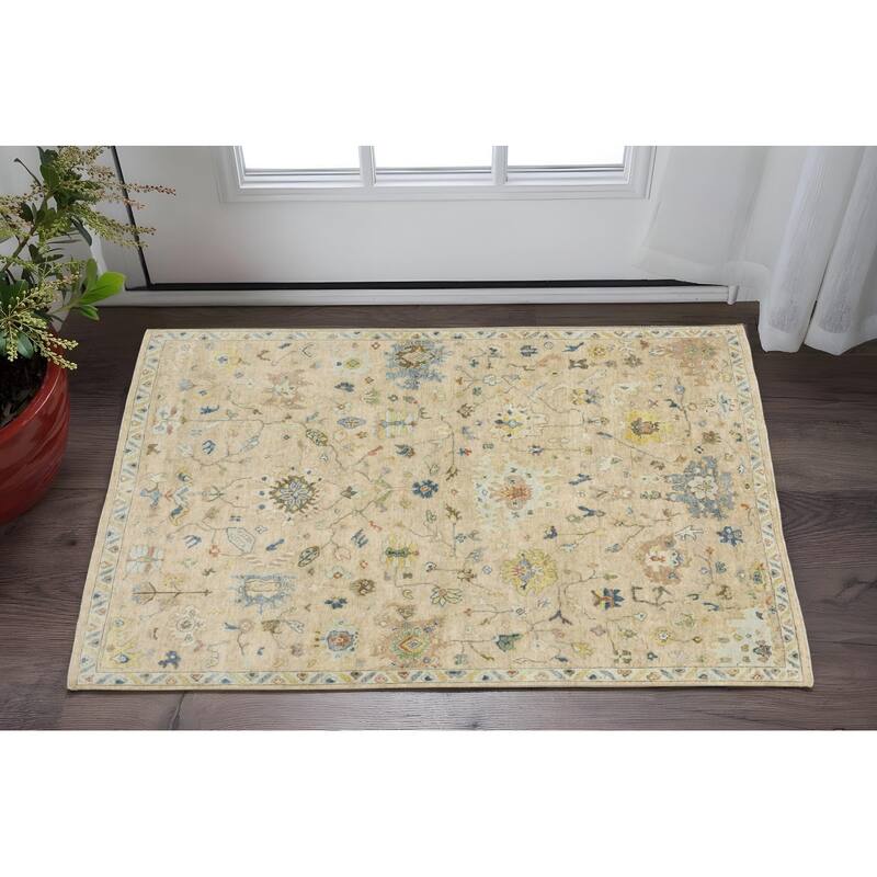HomeRootsOriental Traditional Rectangle Area Rug - 35.83' X '23.62' X '0.16