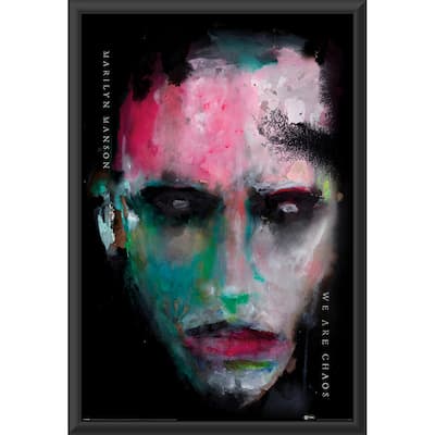 Marilyn Manson - We Are Chaos Framed Art Poster - 24 x 36 Inch