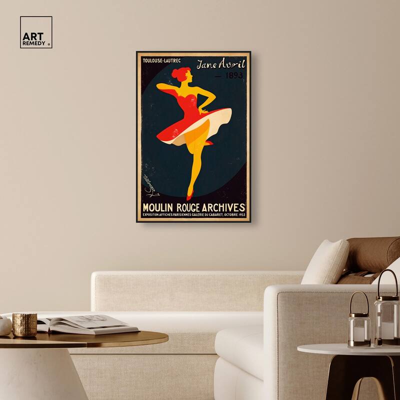 Moulin Rouge Canvas by Art Remedy