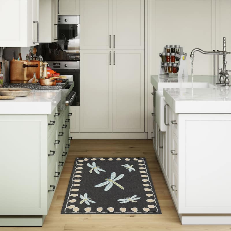 Liora Manne Frontporch Dragonfly Indoor/Outdoor Rug