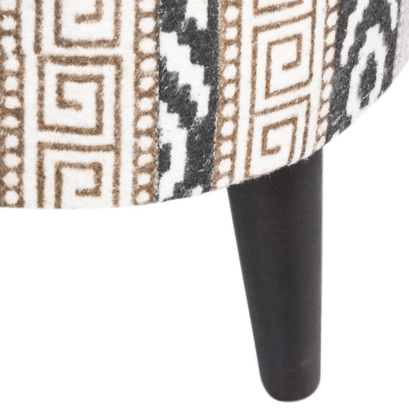 HERAT ORIENTAL Handmade Kilim Upholstered Storage Stool