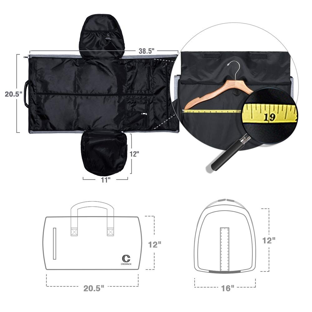 crospack carry on garment bags