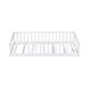 preview thumbnail 50 of 84, Montessori Twin Size Toddler Floor Bed with Fence without Door, Open-row Design Wood Frame Platform Bed with Safety Guardrails
