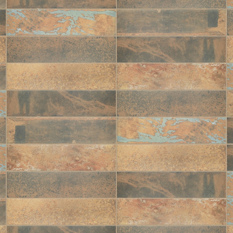 Merola Tile Maheno Mix 8-1/2" x 35-1/2" Porcelain Floor and Wall Tile Pallet