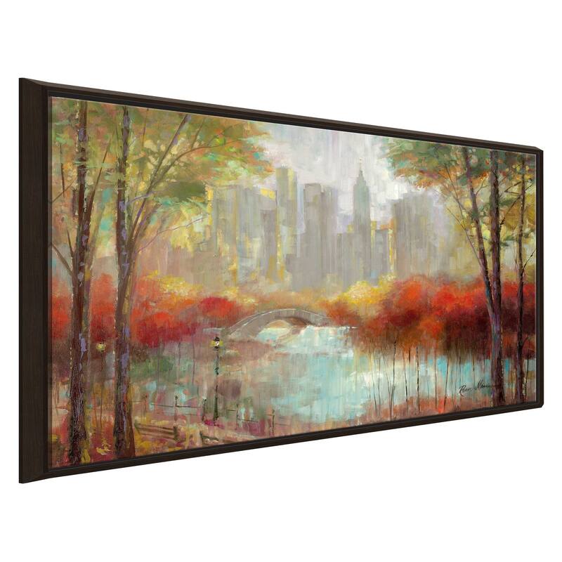 "City View" by Ruane Manning Print on Floating Canvas
