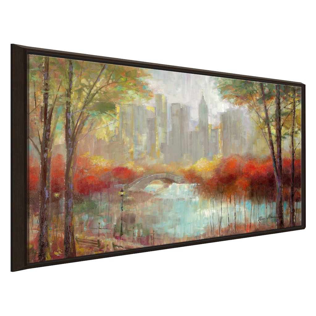 "City View" by Ruane Manning Print on Floating Canvas