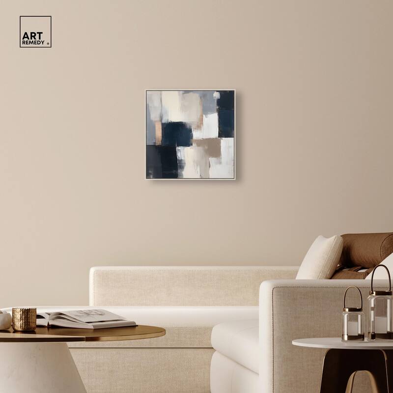 Blue Mood Depth III Canvas by Art Remedy