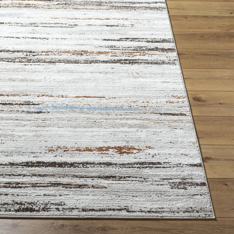 Livabliss Mood Transitional Striped Abstract Area Rug