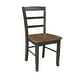 preview thumbnail 57 of 128, International Concepts Solid Wood Madrid Ladderback Chairs, Set of 2 - N/A