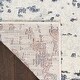 preview thumbnail 2 of 6, Nourison Motion Indoor only Cream / Ivory Abstract Area Rug - 5' 3" x 7'