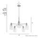 preview thumbnail 10 of 14, Hunter Lochemeade 5 Light Chandelier - Dining Room, Living Room, Entry - Modern Farmhouse, Industrial, Contemporary