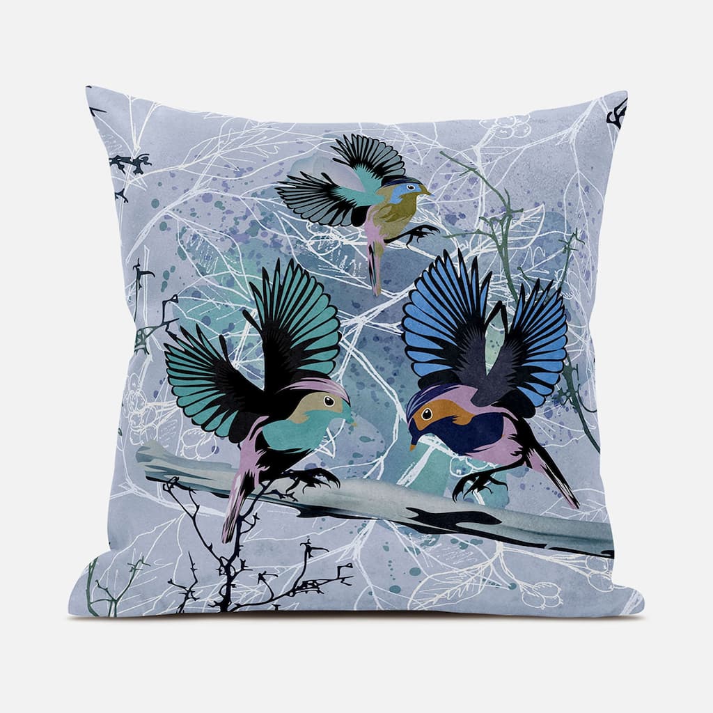 Amrita Sen Flying Birds Indoor Outdoor Pillow