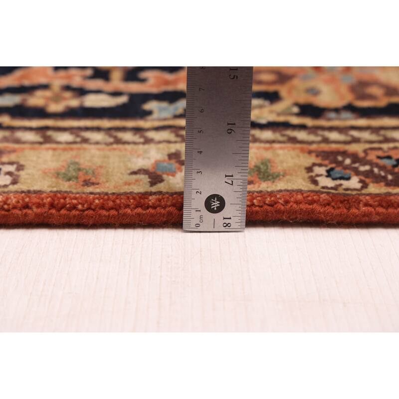 ECARPETGALLERY Hand-knotted Jules Sultane Dark Copper Wool Rug - 7'9 x 9'11