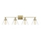preview thumbnail 11 of 11, Savoy House Drake 4 Light 38" Wide Bathroom Vanity Light