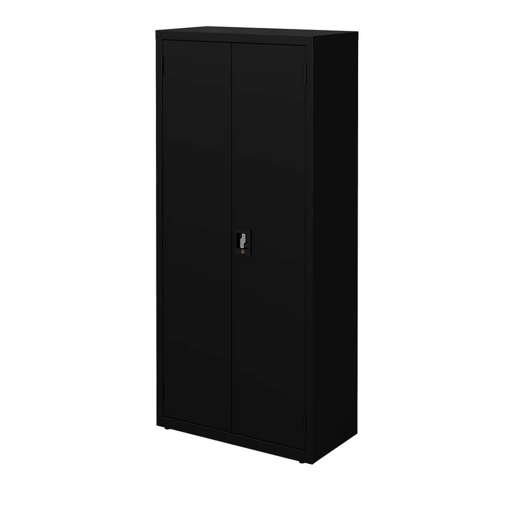 Hirsh Welded Steel Storage Cabinet with 4 Shelves, 15"Dx30"Wx66"H, Putty
