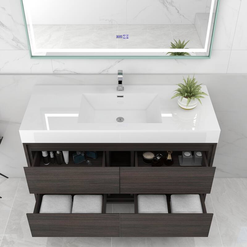 Morava 48" Floating Vanity with Single Sink - 48