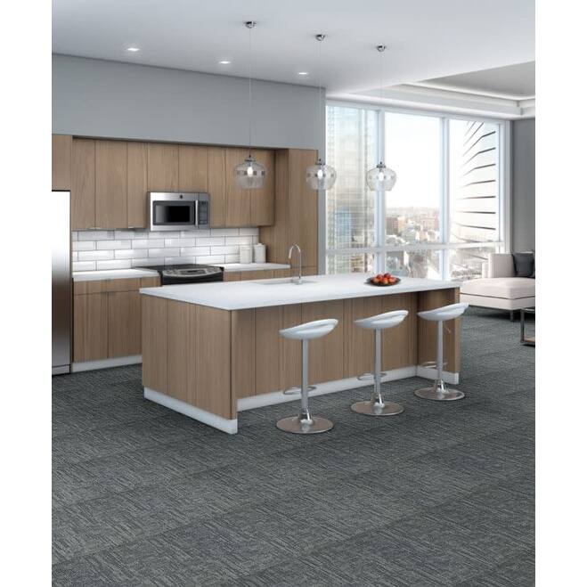 Shaw Philadelphia Commercial Carbon Copy 24" x 24" Glue Down Carpet