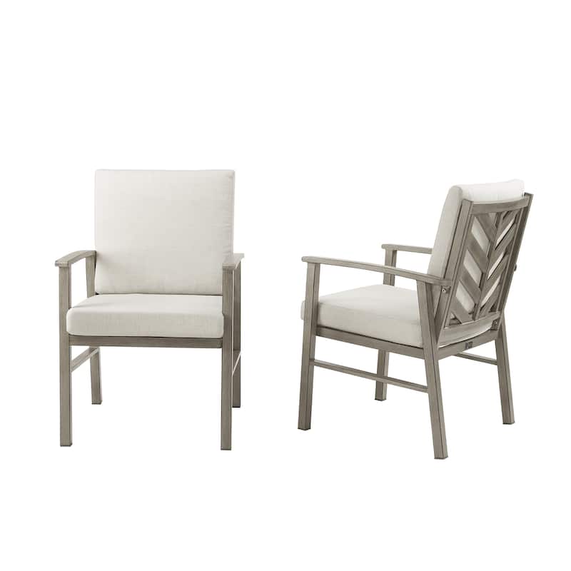 Patio Aluminum Round 59.5" Dining Table With Outdoor Chairs