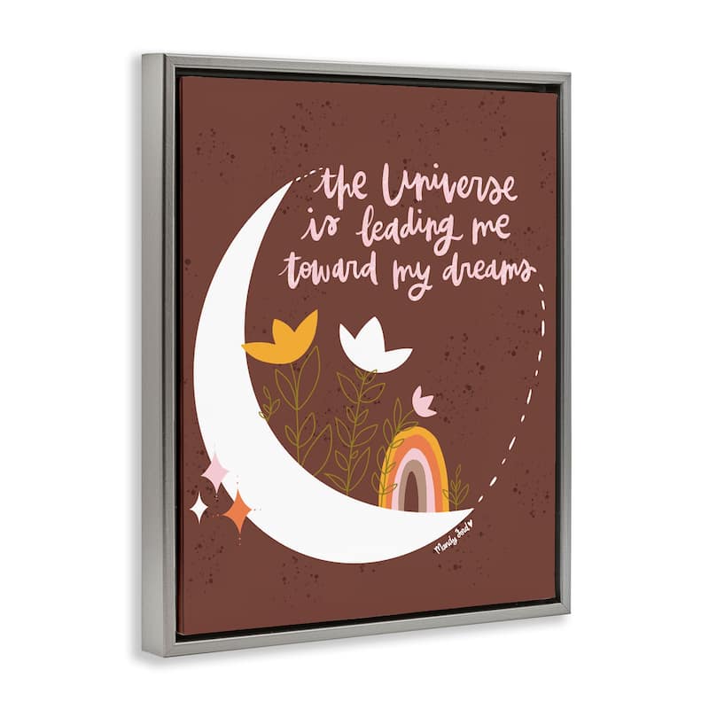 Stupell Leading Me To My Dreams Framed Floater Canvas Wall Art Design By Mandy Ford Art + Illustration