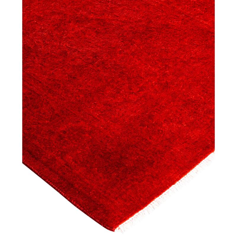 Overdyed One-of-a-Kind Hand-Knotted Area Rug - Pink - 2' 8" x 7' 10"