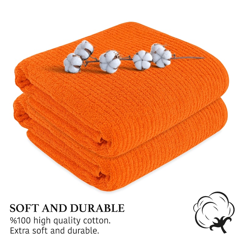 Large Bath Towel - Ultra-Absorbent Natural Cotton Bath Sheet Towel for Bathroom - 35 x 70 Inches Thick Luxury Bath Towel