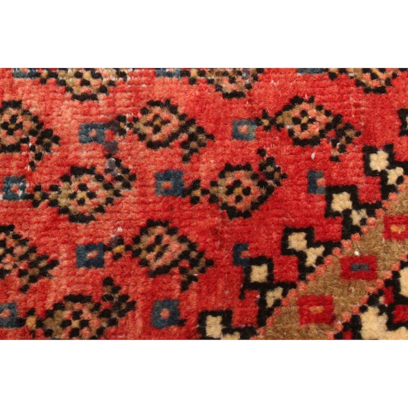 ECARPETGALLERY Hand-knotted Andelz Red Wool Rug - 3'6 x 4'8