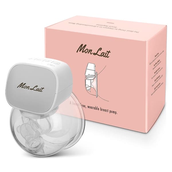 slide 2 of 6, Mon Lait Pump - Hands-free, wearable breast pump - White Single Pump