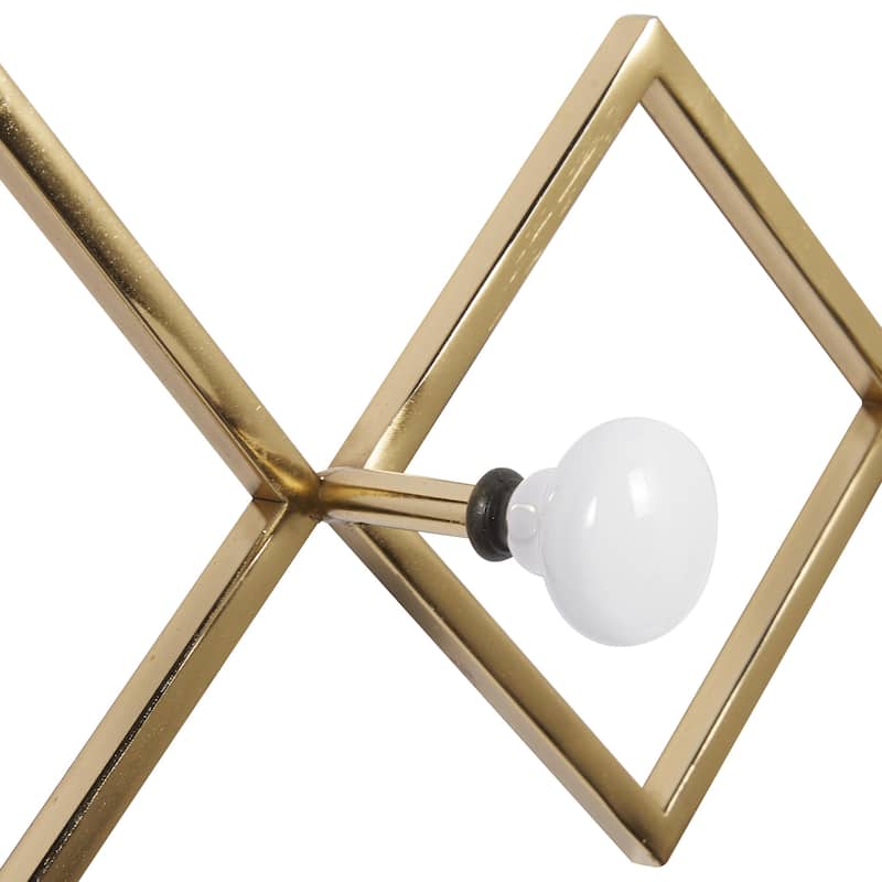 Metal Wall Hook - Set of 3 Gold - Roche River Decor