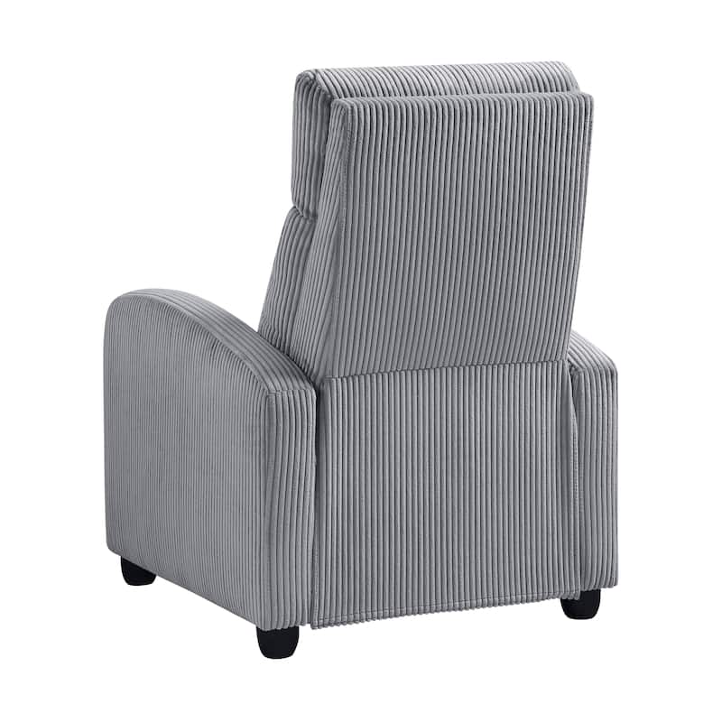 Covelo Corduroy Push Back Reclining Chair