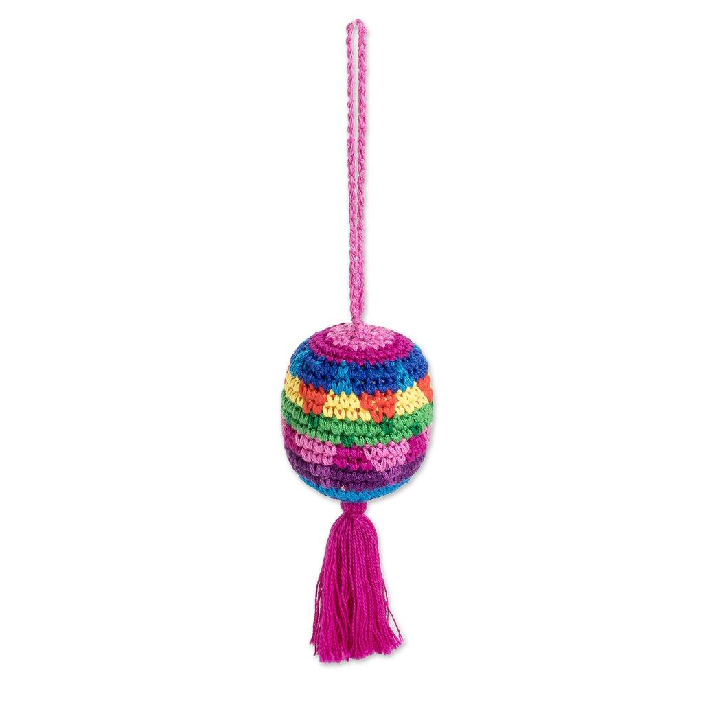 Novica Handmade Oneiric Fun Cotton Ornament