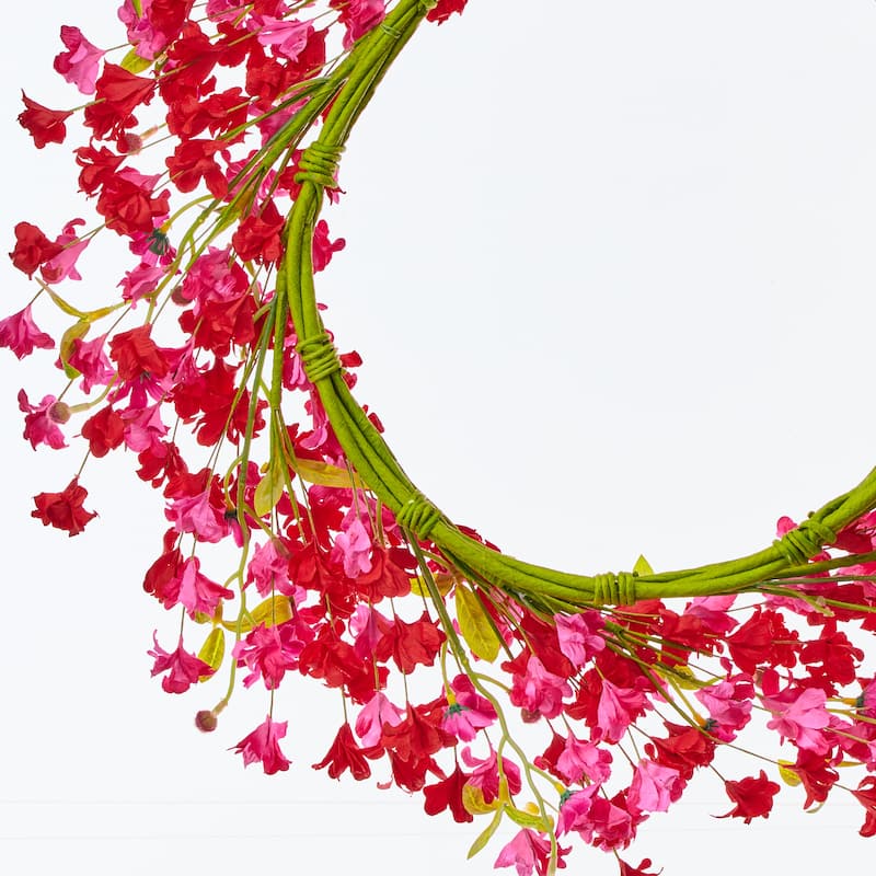 24" Pink Blossom Wreath