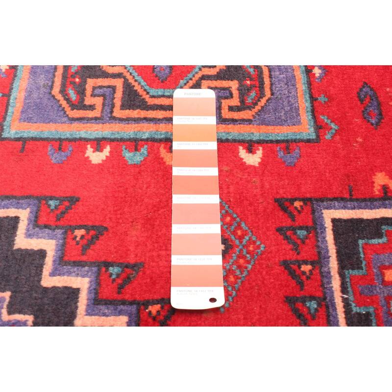 ECARPETGALLERY Hand-knotted Konya Anatolian Red Wool Rug - 3'11 x 6'8