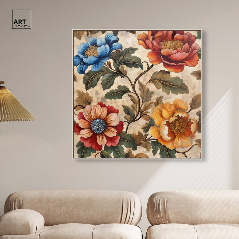 Golden Gardenia III Canvas by Art Remedy