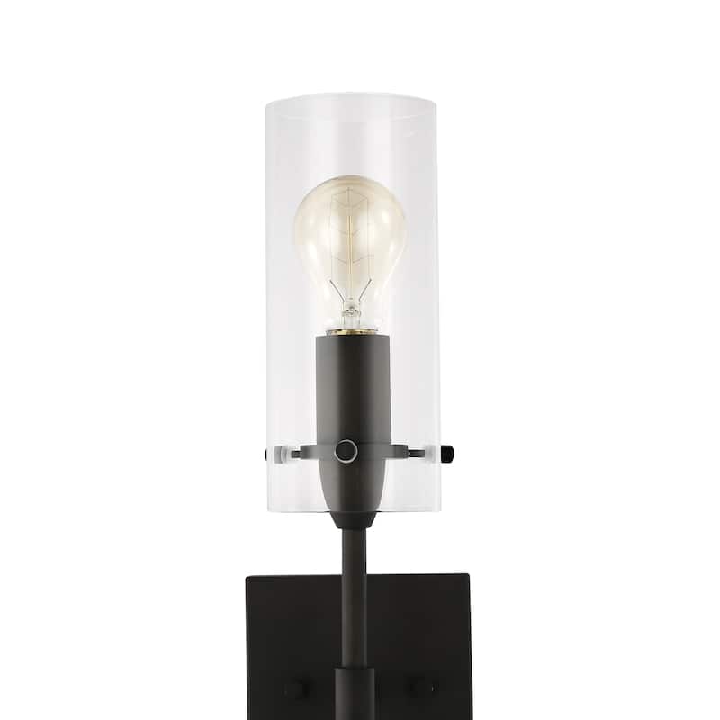 Light Society Montreal Clear Glass Wall Sconce