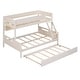 preview thumbnail 31 of 34, Twin Over Full Bunk Bed with Shelves and Trundle - Practical for Families