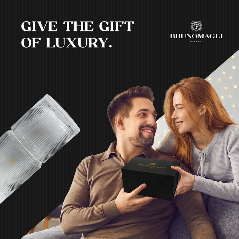 Bruno Magli Ribbed Carafe with Tumbler Lid - 28 oz