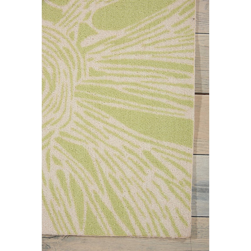 Ogunquit Indoor/Outdoor Abstract Floral Modern Rug by Havenside Home