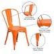 preview thumbnail 26 of 164, Metal Indoor/ Outdoor Stackable Bistro Chair (Set of 4)
