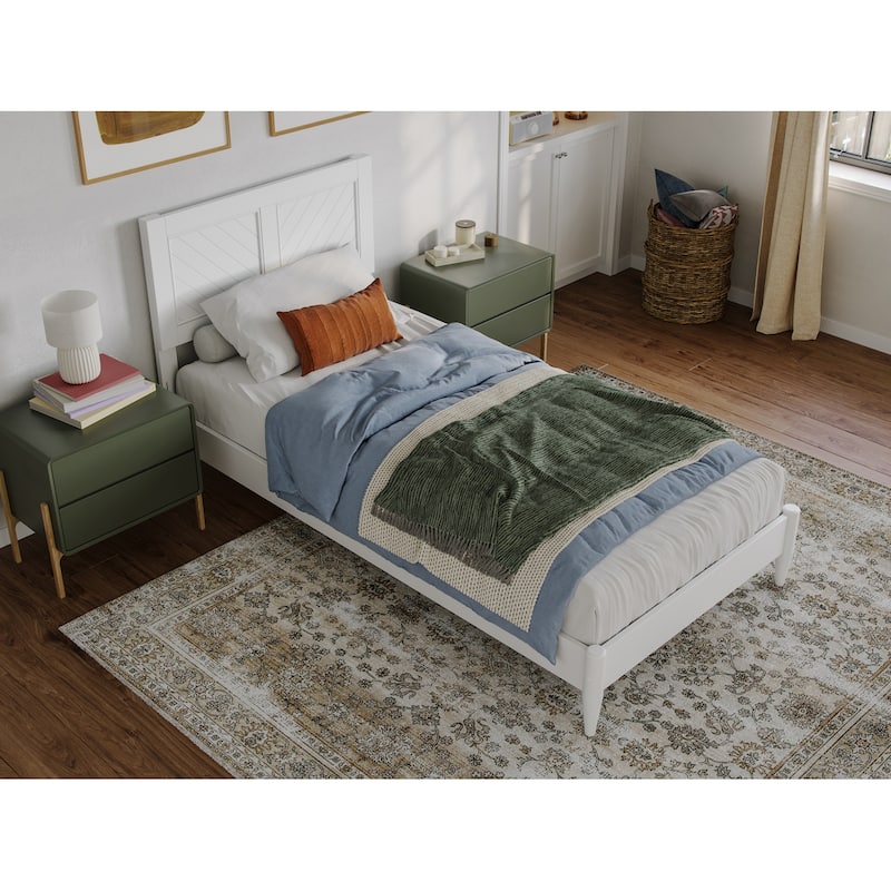 Berkshire Solid Wood Low Profile Platform Bed