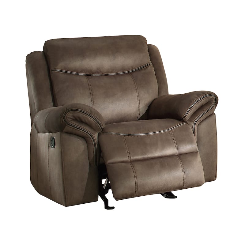 Brisa Glider Reclining Chair - Brown(Polished  Microfiber)