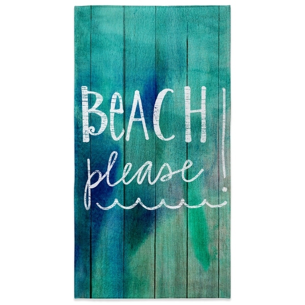 Beach Please Beach Towel On Sale Bed Bath Beyond 31227506