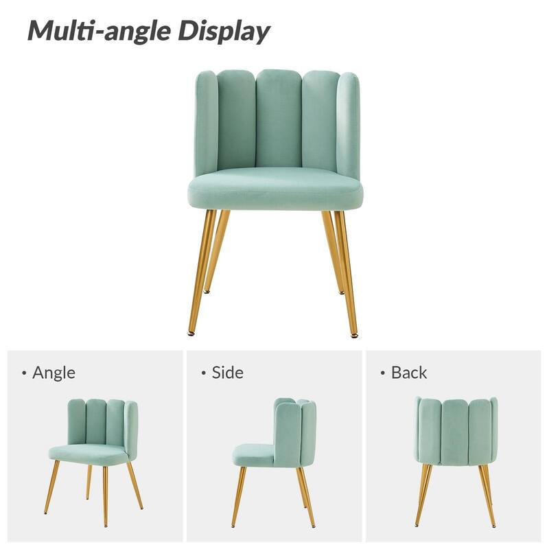 Anjela Side Chair with Tufted Back Set of 2