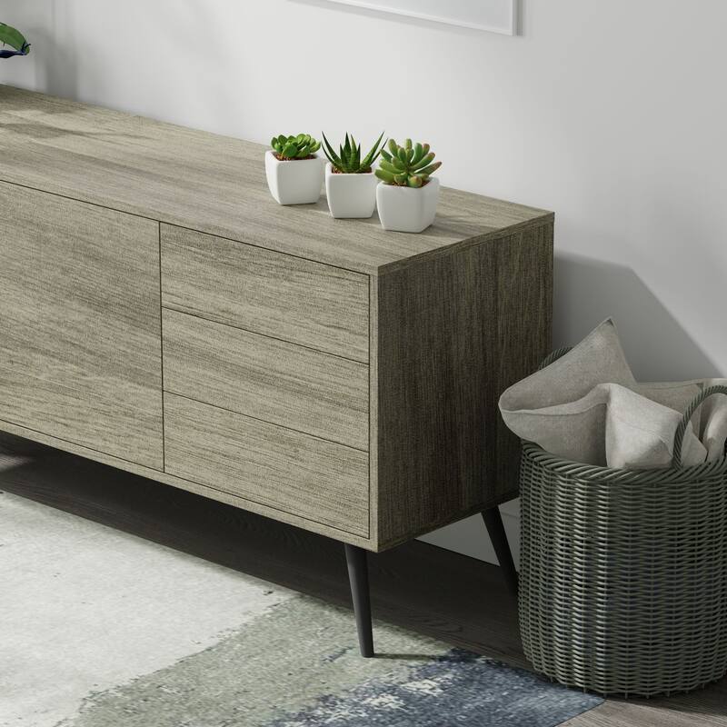 Glenwillow Home Atlas 59" Mid-Century Modern TV Stand Console
