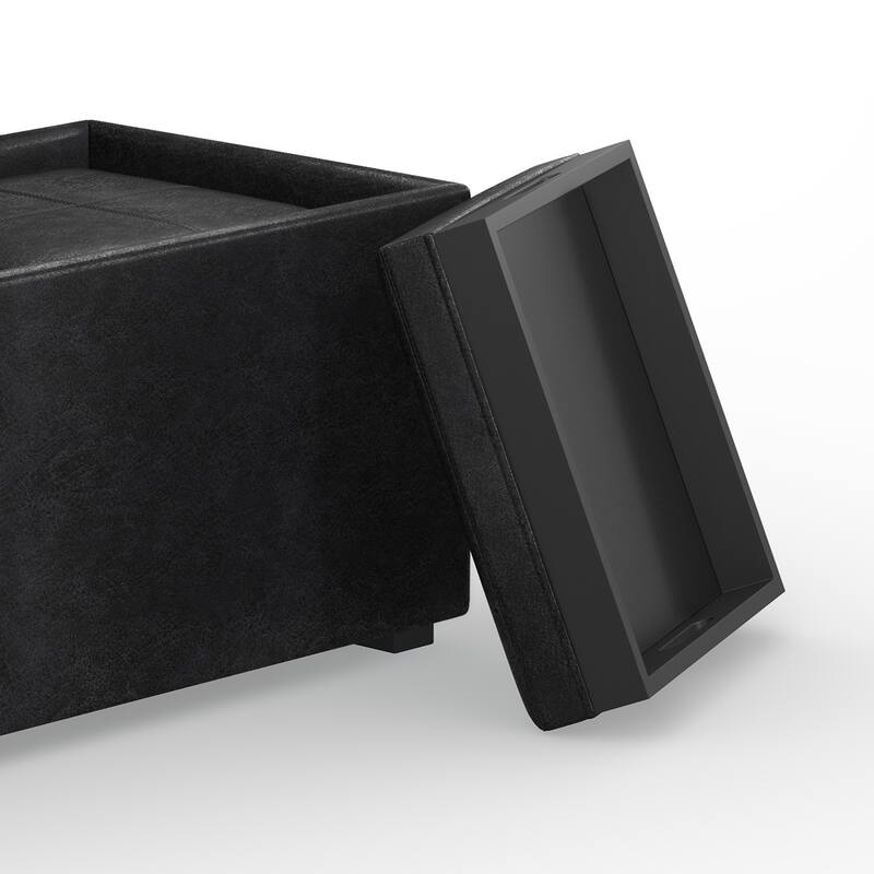 5 Piece Storage Ottoman for Living Room