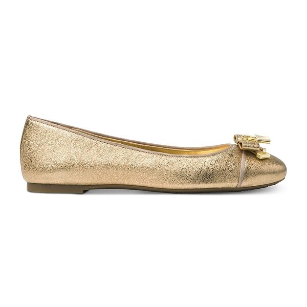 alice metallic leather ballet flat