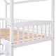 preview thumbnail 8 of 14, Twin over Twin Bunk Bed with Slide, House Bed with Slide